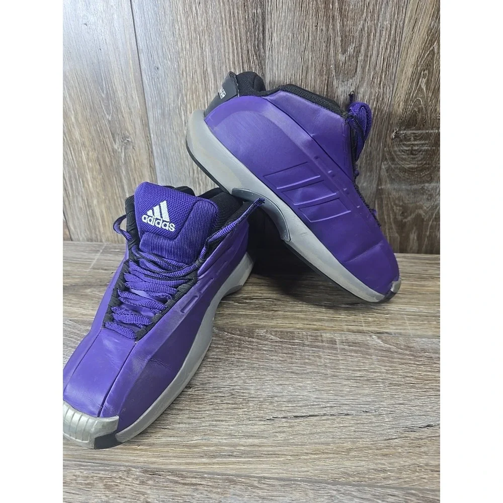 Adidas Crazy‎ 1 'Regal Purple' Lakers Home Basketball Shoes Kobe Size 8.5